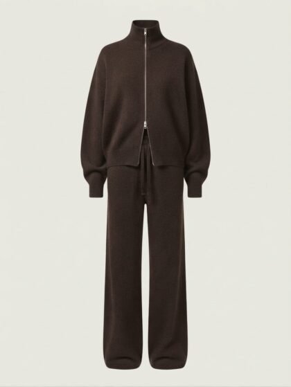 Ensemble en maille zippé — Veste + pantalon (Copy)